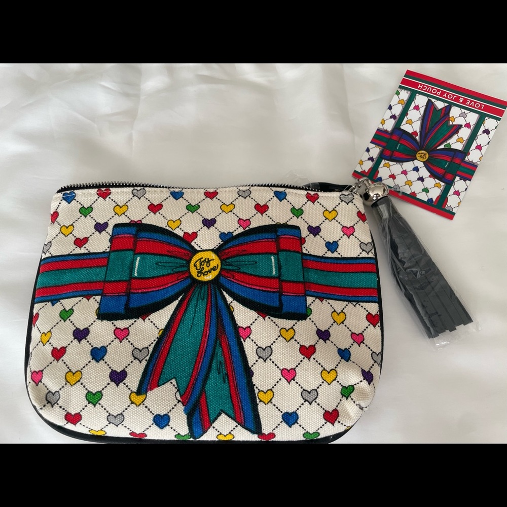 Brighton Love & Joy Holiday pouch cross body bag- NWT